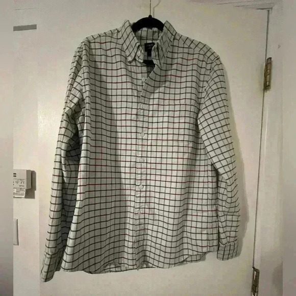 JCrew flex button down shirt size L (J133) - Picture 1 of 7